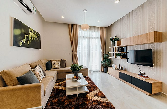 Specializing in selling apartments at The Art, District 9, corner unit 68m2, 2 bedrooms, 2 bathrooms, new - beautiful, with pink book to support loans