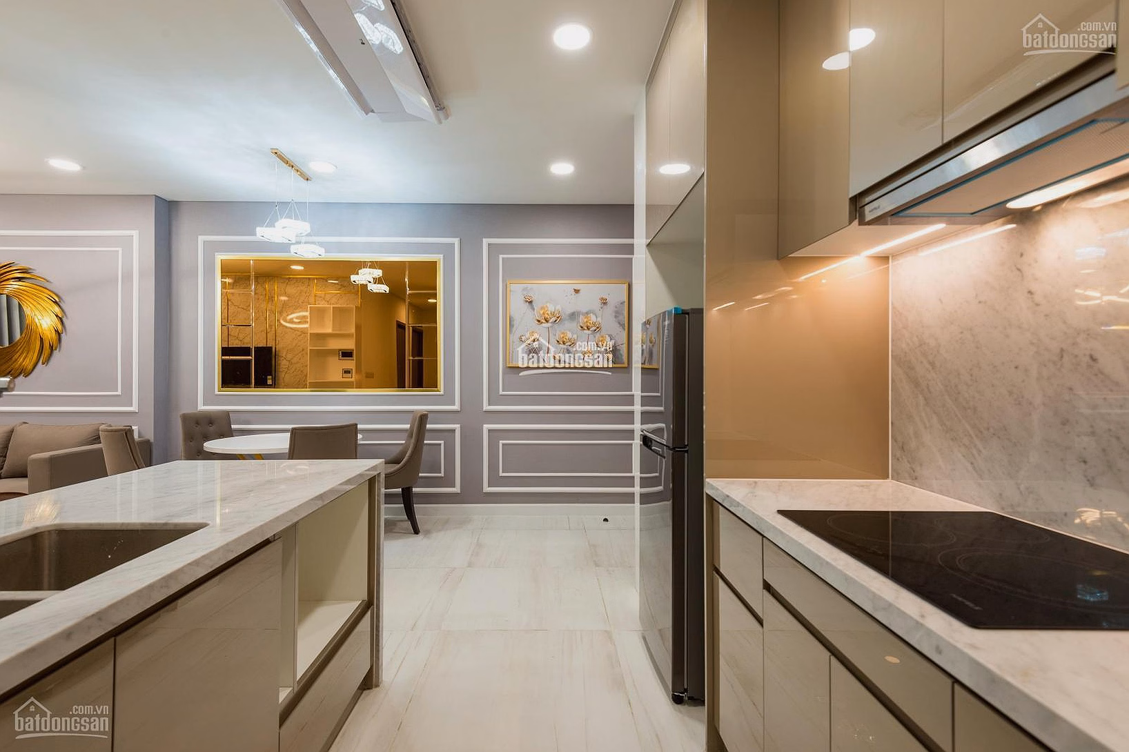 Apartment for rent at The Prince Nguyen Van Troi, 75m2, 2 bedrooms, full interior, price 17 million/month***