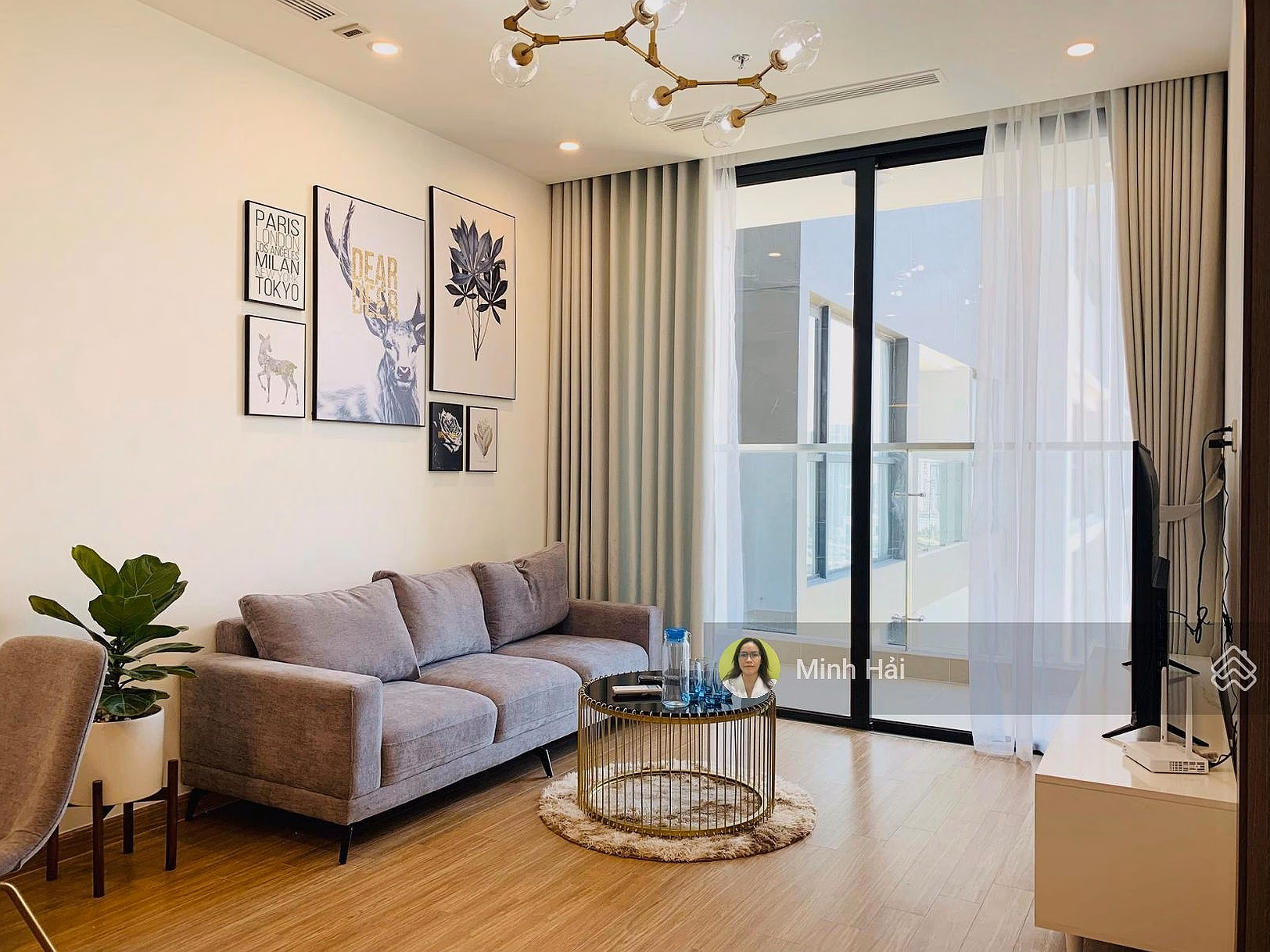 Vinhomes Skylake apartment, 2 bedrooms, lake view, open high floor, price only 24 million/month