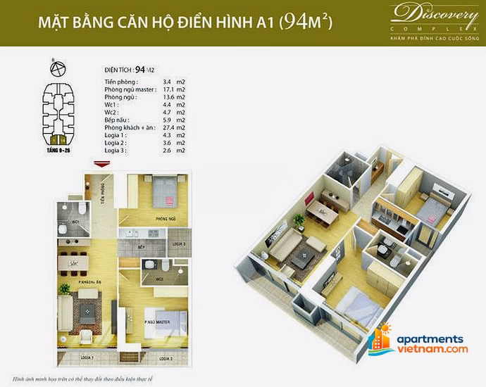 Latest list for sale by the owner at Discovery Complex 302 Cau Giay - standard price without false quotes
