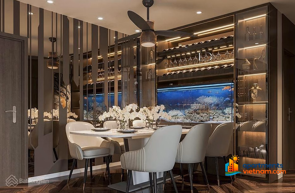 Vinhomes Golden River Ba Son apartment for rent 55m2 1 bedroom, beautiful furniture, good price