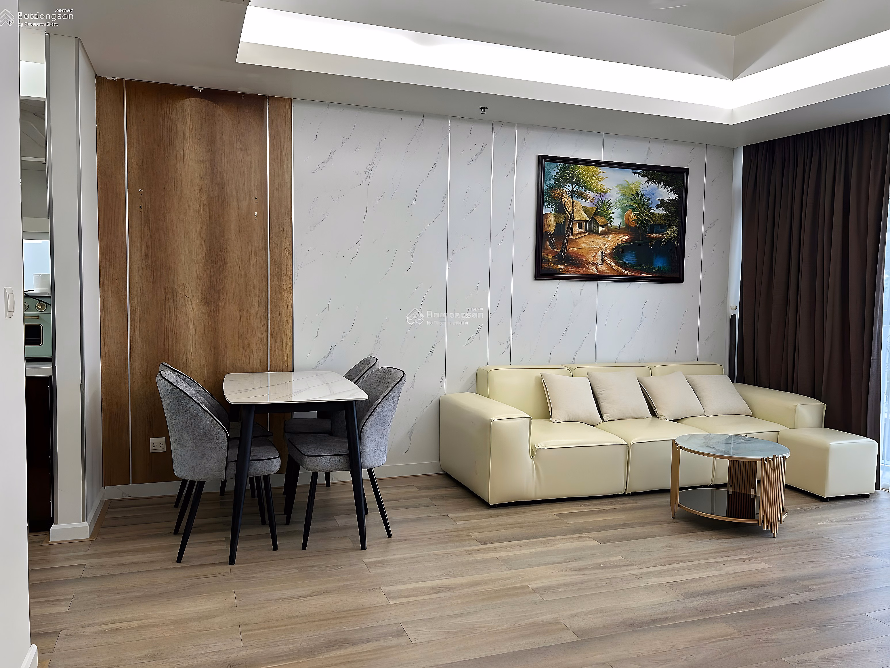 CH Azura for rent, 1 bedroom, area 65m2, full interior, low floor, airy. Price 18 million/month