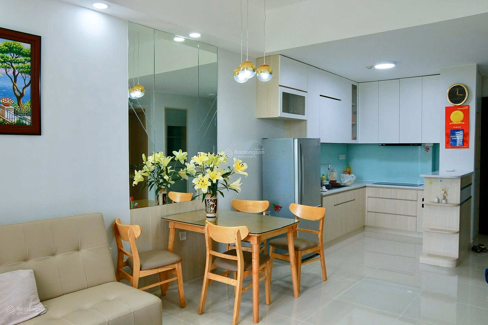 Apartment for rent in Saigonland, Nguyen Gia Tri. Area: 70m², 2 bedrooms, Price only 11 million