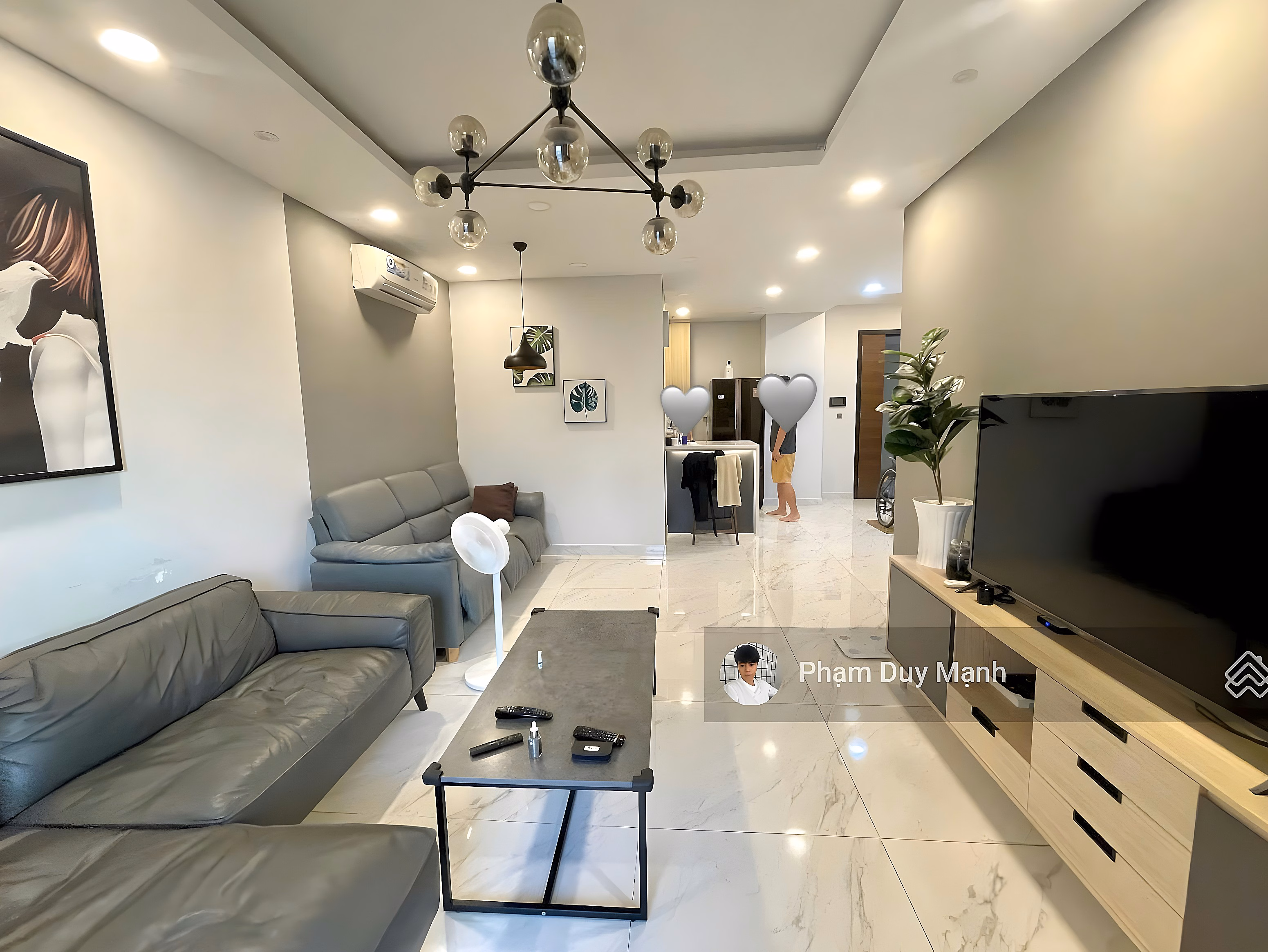 Selling the newest and best apartment 64 m2 Midtown - Phu My Hung, beautiful house, only 6.8 billion Contact Manh to see the house