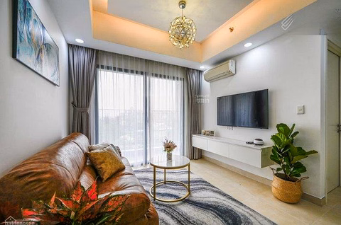 Masteri An Phu District 2 for rent, nice view, airy, area 73m2, 2 bedrooms, full interior, 19 million/month. Contact: 0909 484 ***