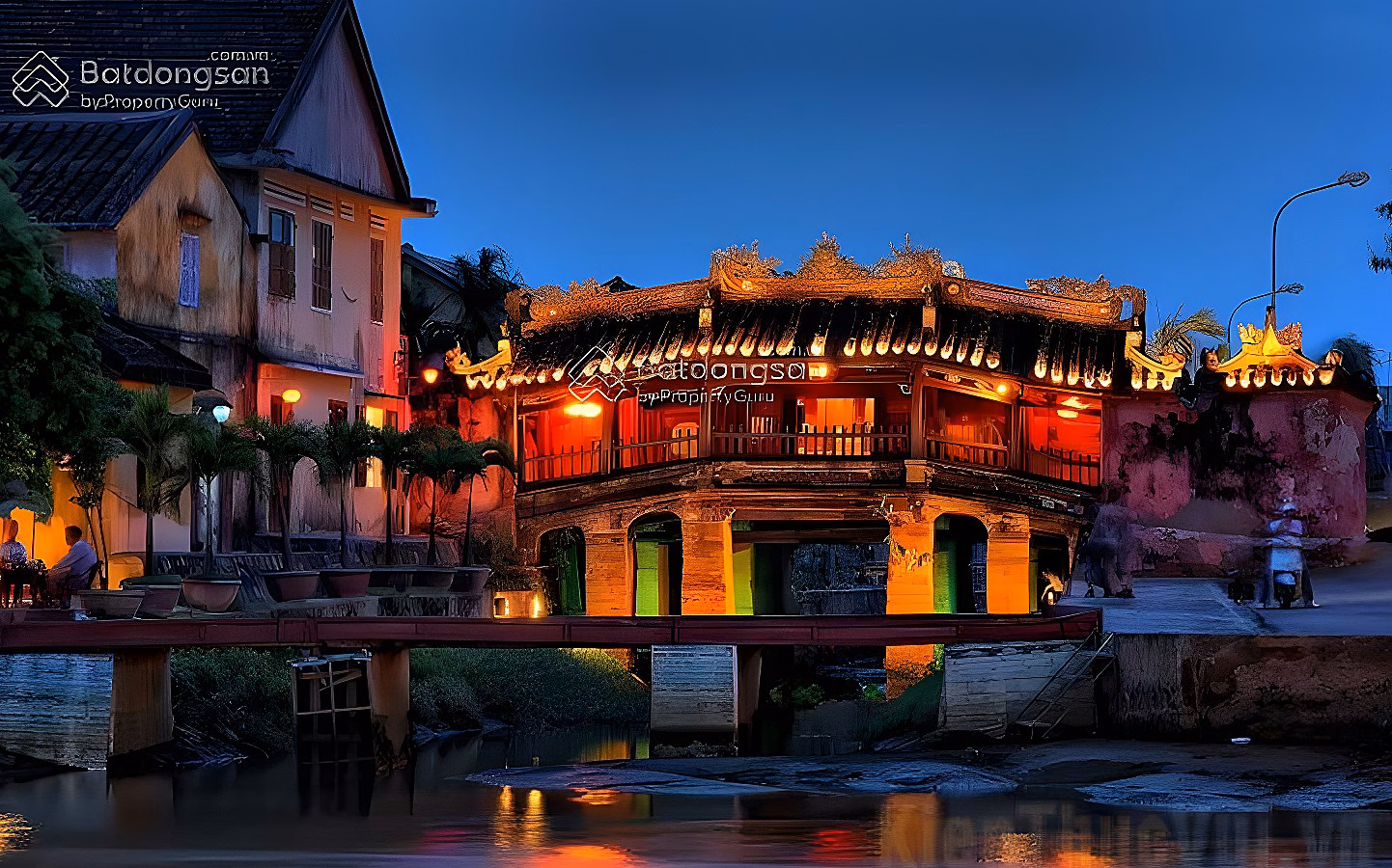 Villa for rent is located in the center of Hoi An ancient town, only 1km from the old town center