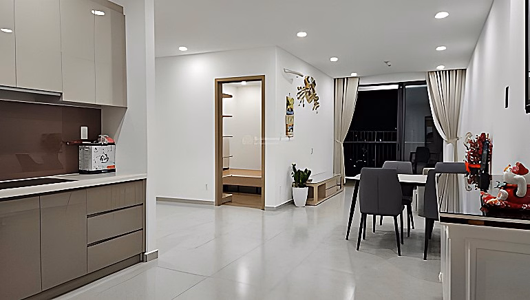 NTCB apartment for rent with 2 bedrooms and 2 bathrooms, river view and park, area 80m2, price 14 million/month
