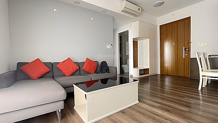 NTCB apartment for rent with 2 bedrooms and 2 bathrooms, river view and park, area 80m2, price 14 million/month