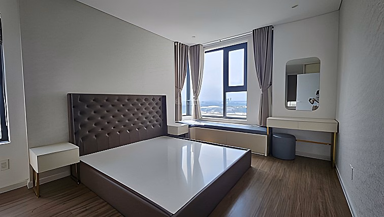 NTCB apartment for rent with 2 bedrooms and 2 bathrooms, river view and park, area 80m2, price 14 million/month
