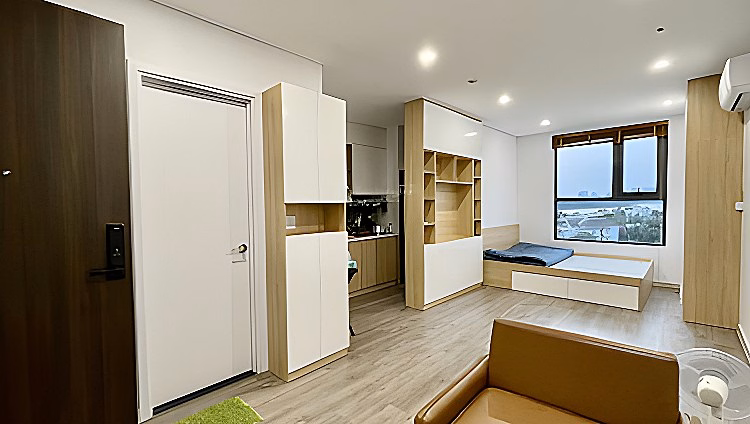 NTCB apartment for rent with 2 bedrooms and 2 bathrooms, river view and park, area 80m2, price 14 million/month