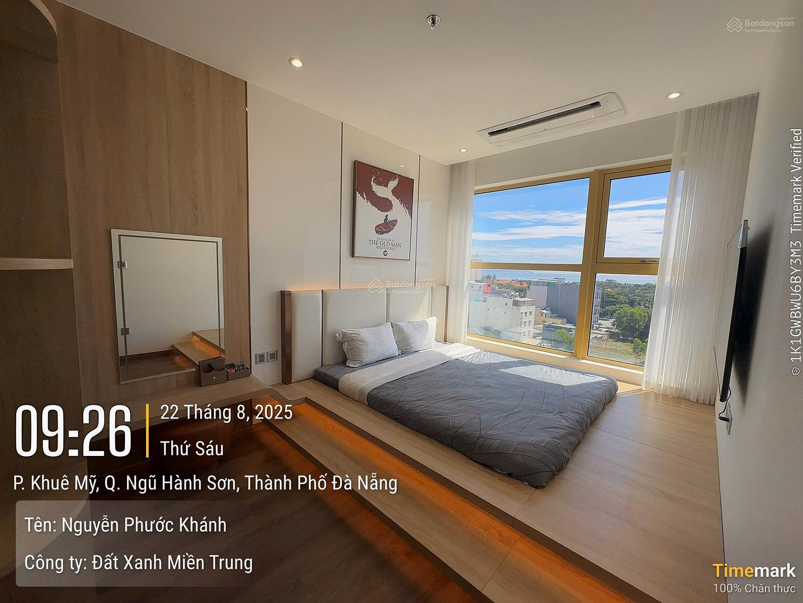 Quick sale luxury apartment 2 bedrooms, 82.6m2, 12th floor, view of My Khe beach, Son Tra mountain, city, Han river