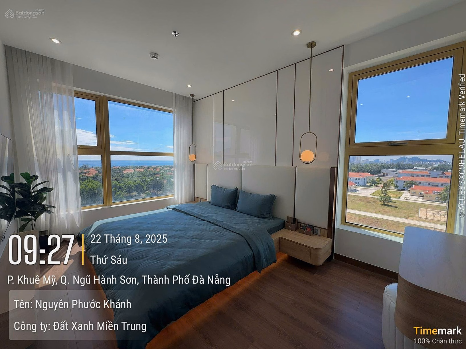 Quick sale luxury apartment 2 bedrooms, 82.6m2, 12th floor, view of My Khe beach, Son Tra mountain, city, Han river