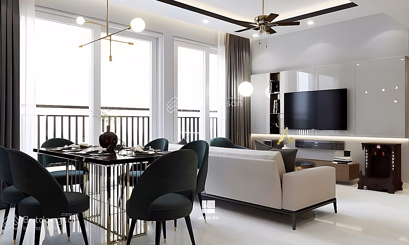 Need to quickly liquidate 95m2 3 bedrooms full NT price only 7 billion 200, Golden Mansion - Phu Nhuan - Pho Quang