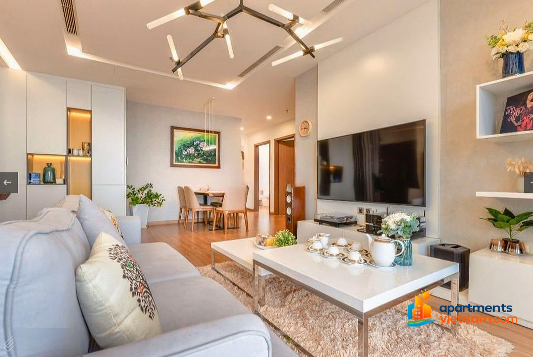 (New) Corner apartment for rent at Vinhomes Metropolis, 3 bedrooms, 105m2, 35 million, fully furnished, contact: 0365 691 ***