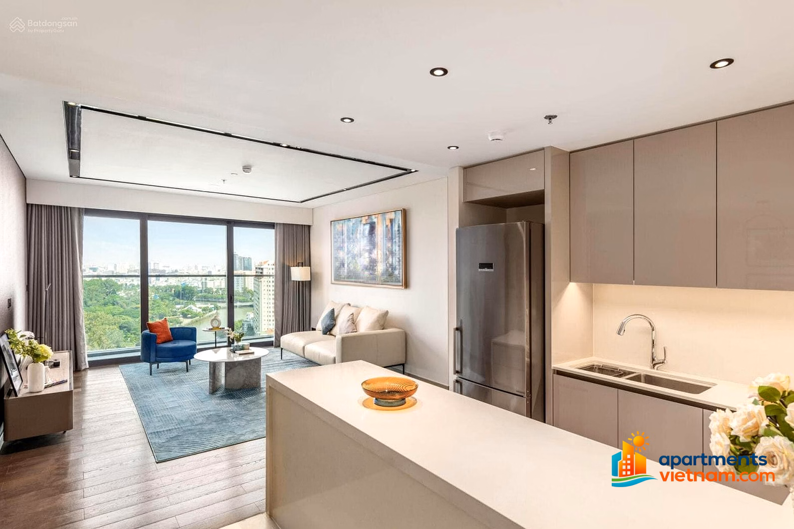 Urgent sale of 1 bedroom apartment, area 63m2, separate pink book at Grand Marina Saigon - Marriott project***