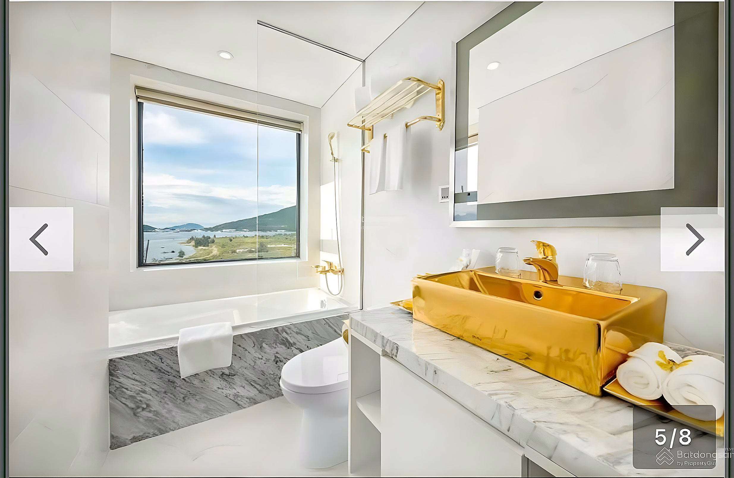 Golden Bay apartment for rent, 2 bedrooms, full 5* luxury furniture, sea view***