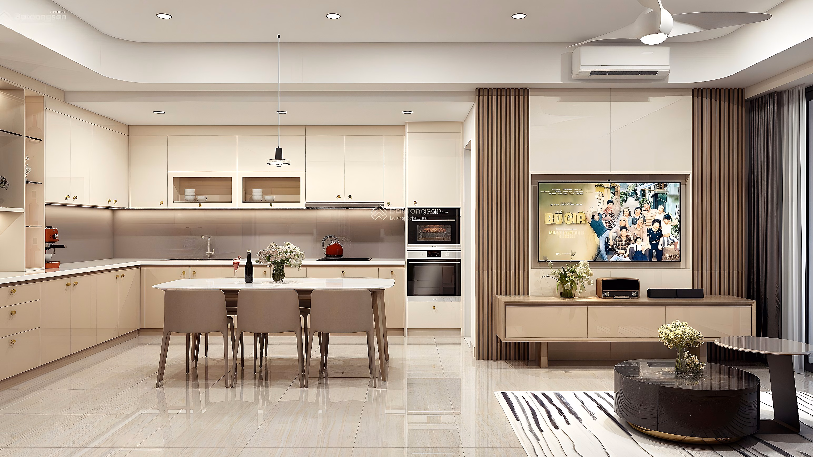 Green Valley Phu My Hung luxury apartment for rent, fully furnished, 128m2, 3 bedrooms, 2 bathrooms, good price 26 million/month