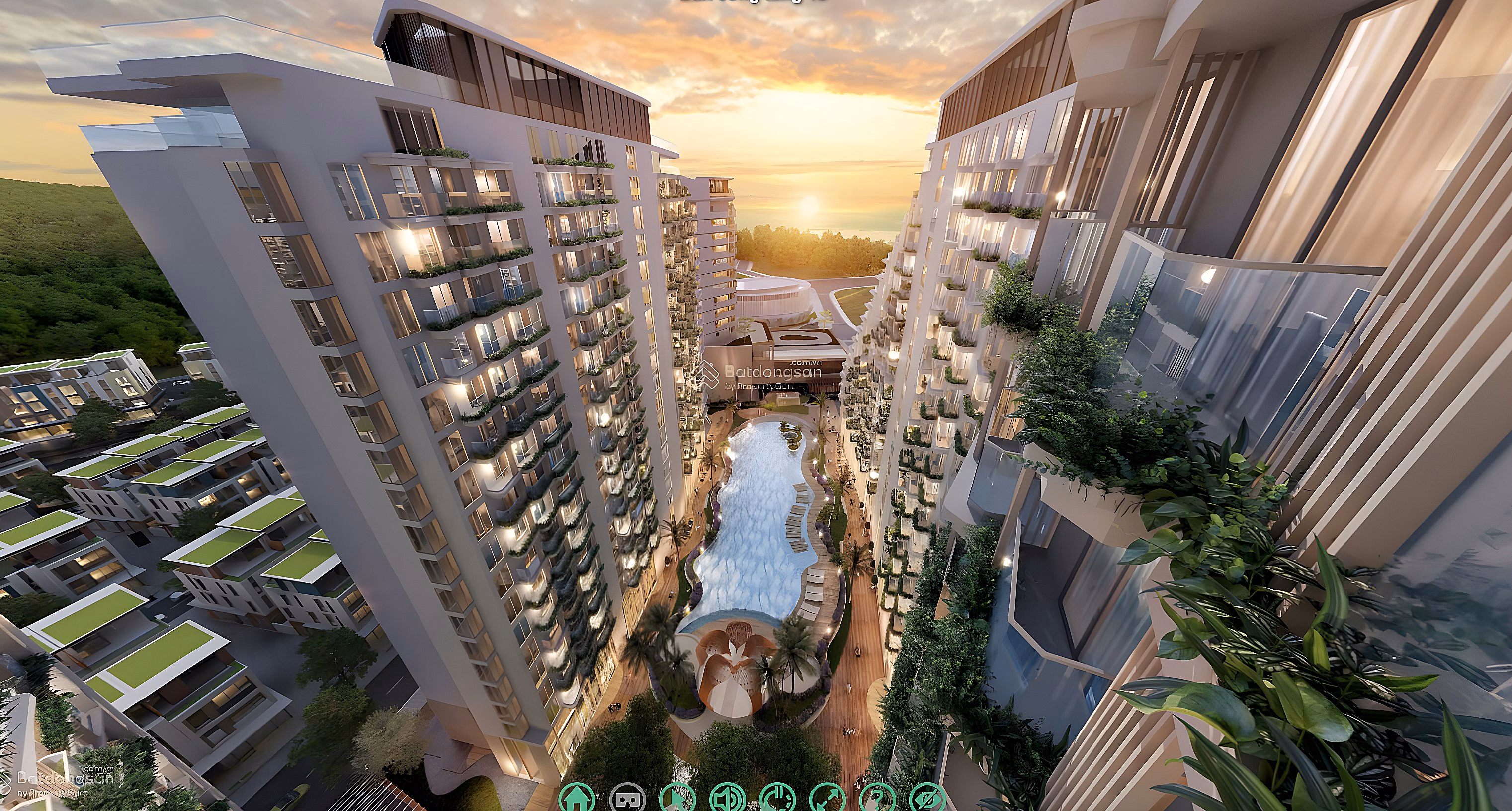 Only 1 apartment on the 18th floor, 2 bedrooms (diplomatic capacity). View directly to the sea as shown. Long-term ownership