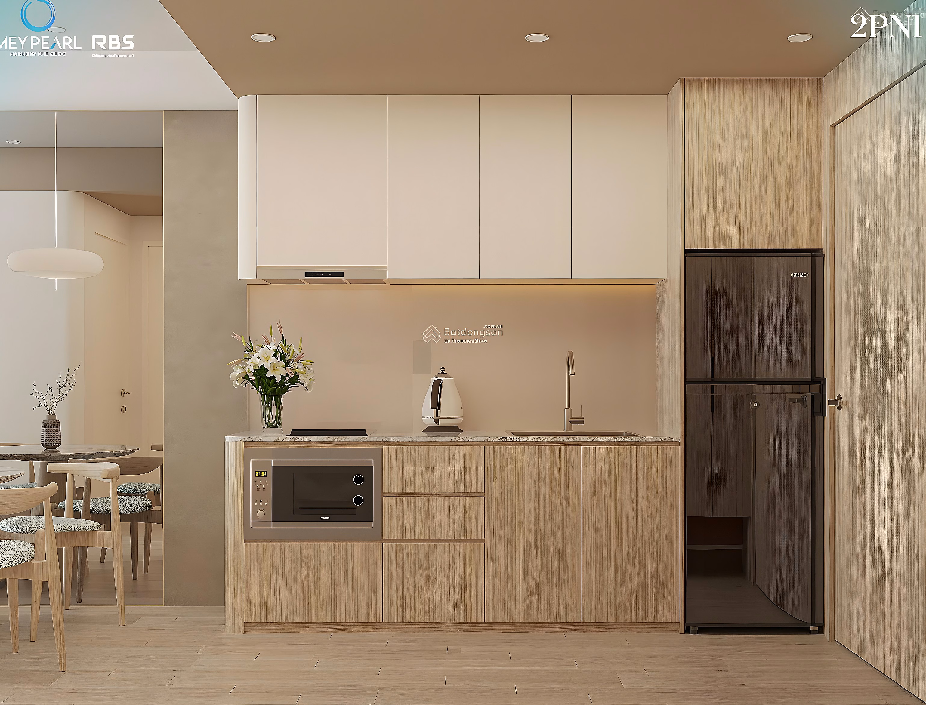 Only 1 apartment on the 18th floor, 2 bedrooms (diplomatic capacity). View directly to the sea as shown. Long-term ownership