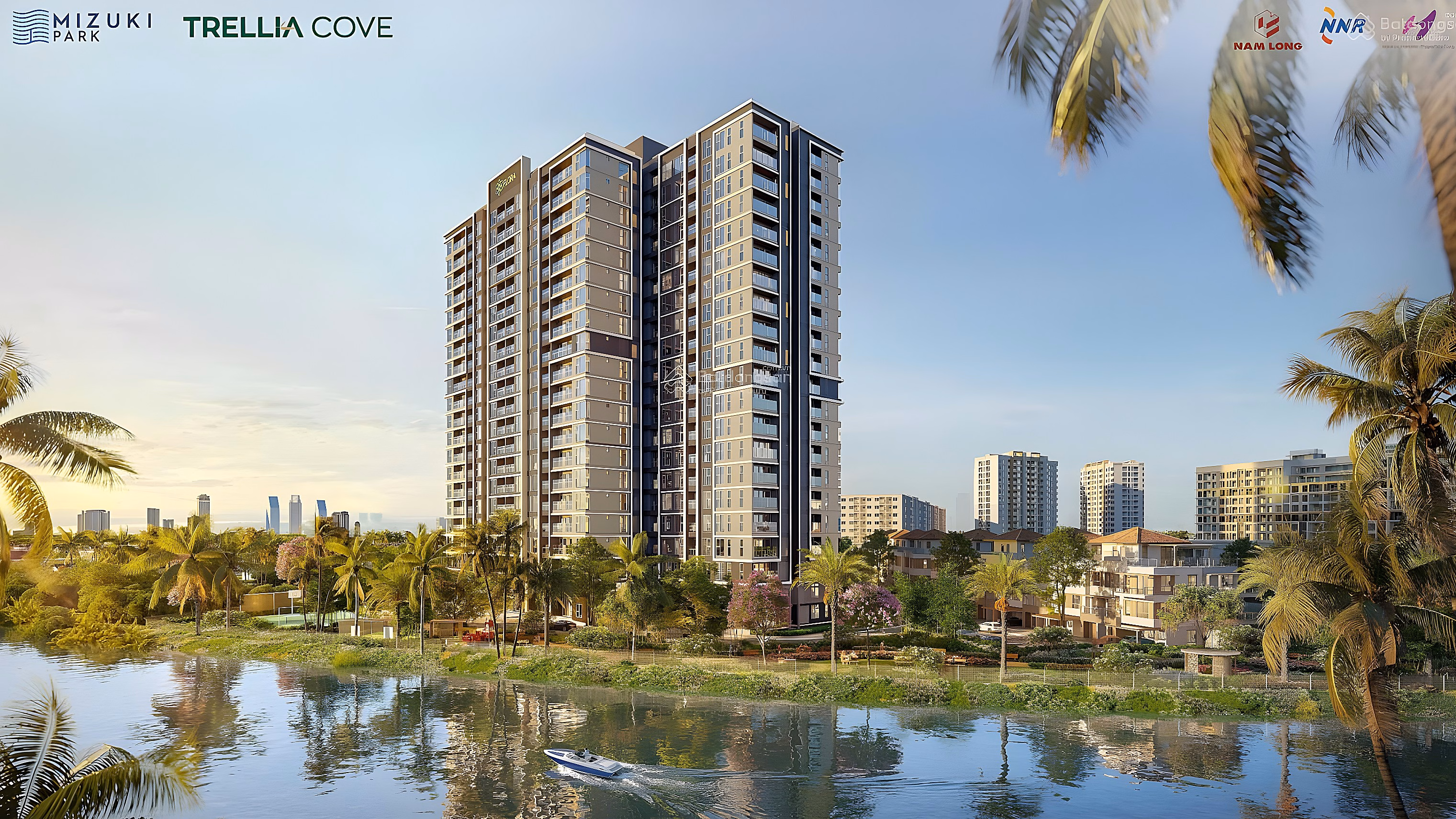 Mizuki Park - Trellia Cove GH river view apartment directly from Nam Long Investor - Securities up to 14.5%***