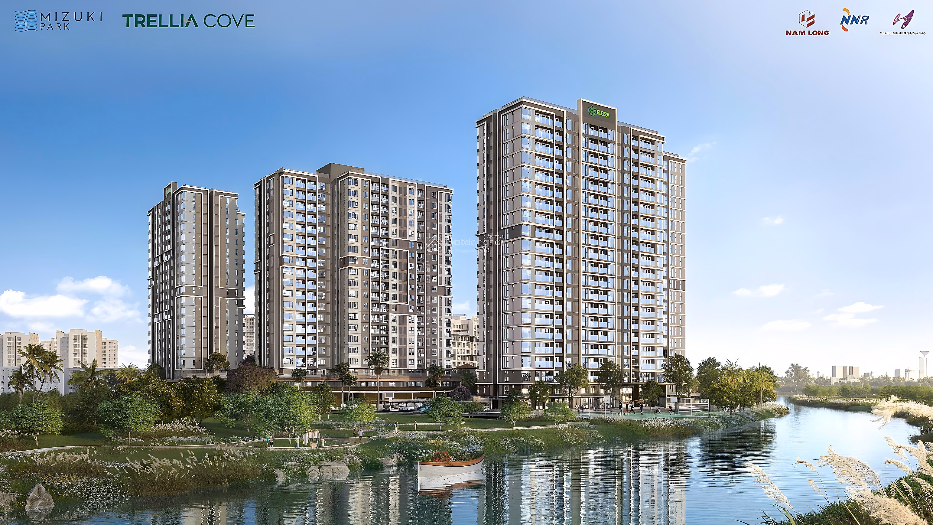 Mizuki Park - Trellia Cove GH river view apartment directly from Nam Long Investor - Securities up to 14.5%***