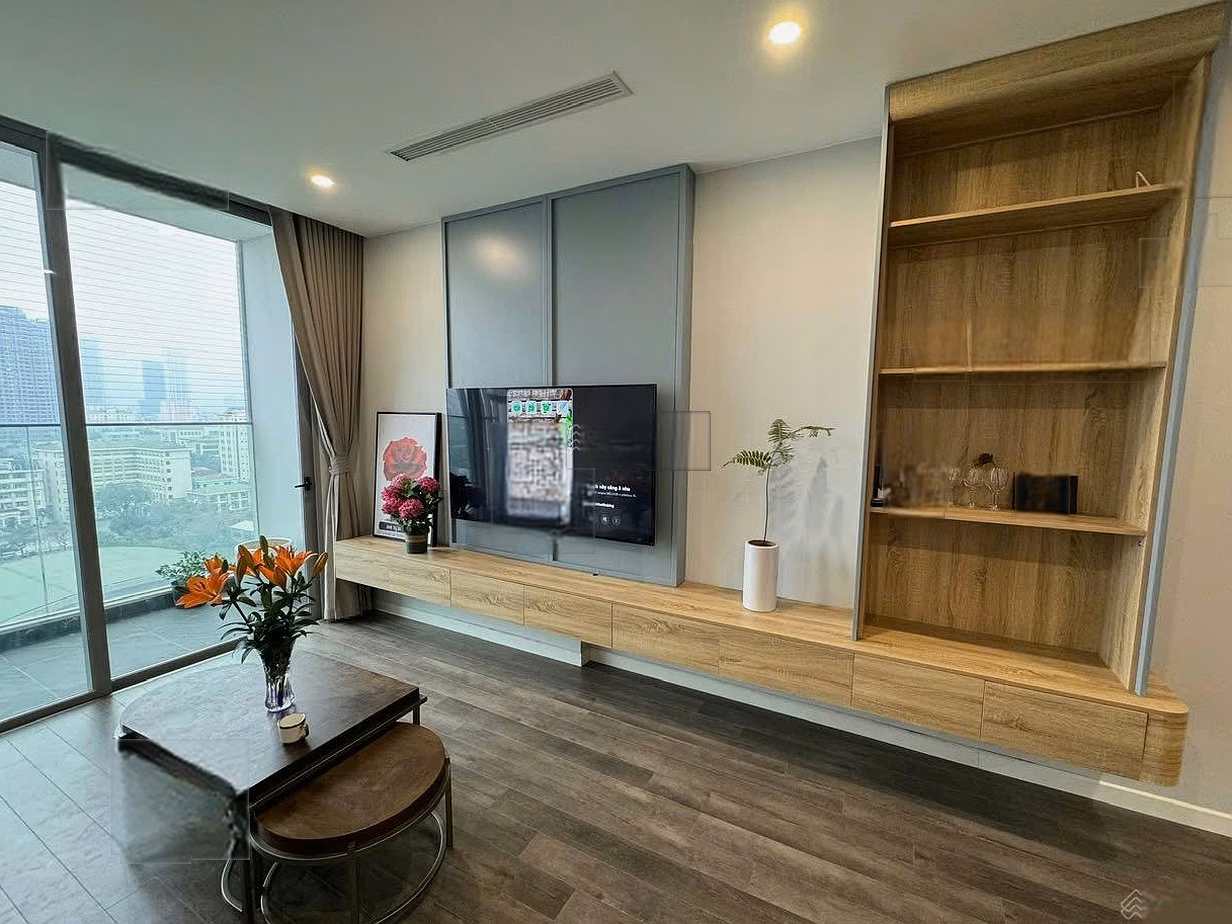 Apartment for rent with 3 bedrooms, 2 bathrooms. Basic/full furniture, beautiful view at The Nine, Pham Van Dong. Price 20 million/month