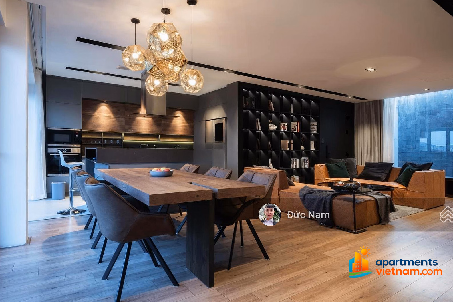 Apartment for rent in Sun Grand City-69b Thuy Khue, Tay Ho, 55m2, fully furnished, price negotiable***