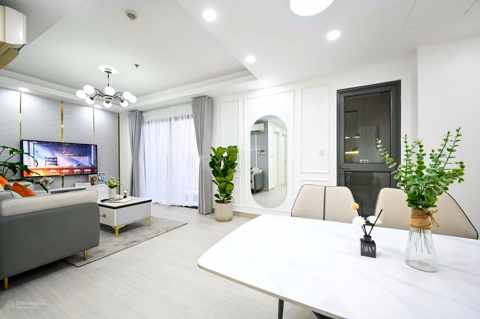Masteri Thao Dien apartment for rent in T5 tower, 75m², 2Beds, short-term by day, week, month