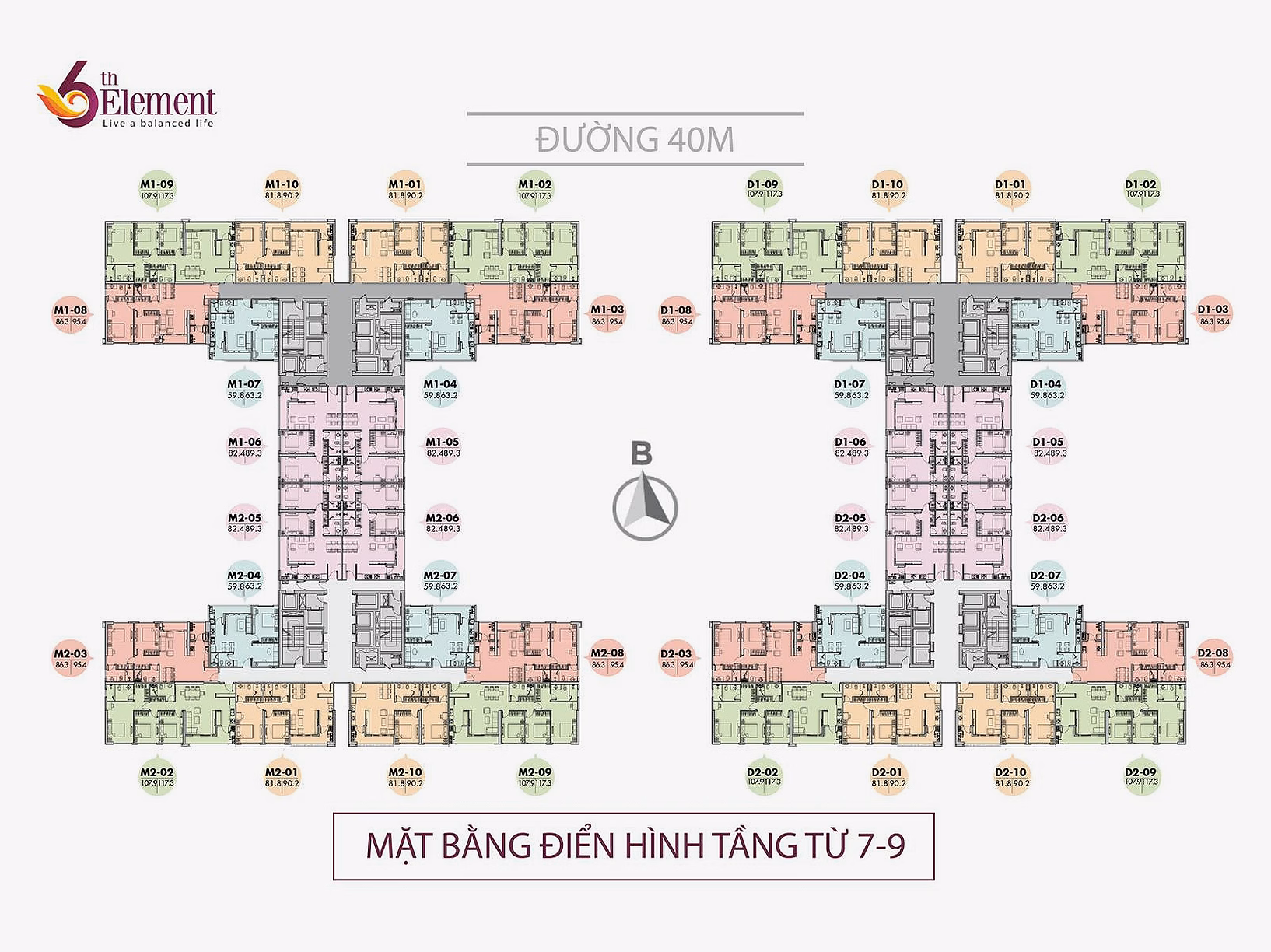 Owner needs to sell apartment urgently at 6th Element Tay Ho building / 0333 259 ***