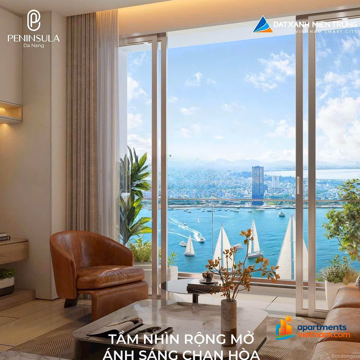 HOT! FROM ONLY 58 MILLION/M2 - OWN AN APARTMENT WITH DIRECT VIEW OF HAN RIVER PENINSULA. DISCOUNT UP TO 18%