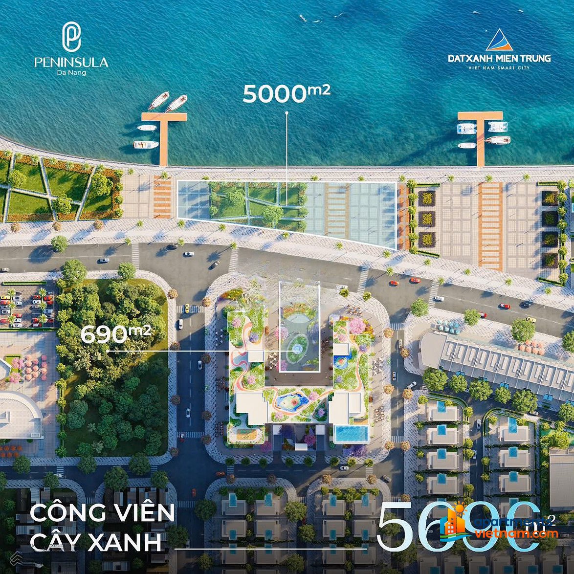 HOT! FROM ONLY 58 MILLION/M2 - OWN AN APARTMENT WITH DIRECT VIEW OF HAN RIVER PENINSULA. DISCOUNT UP TO 18%
