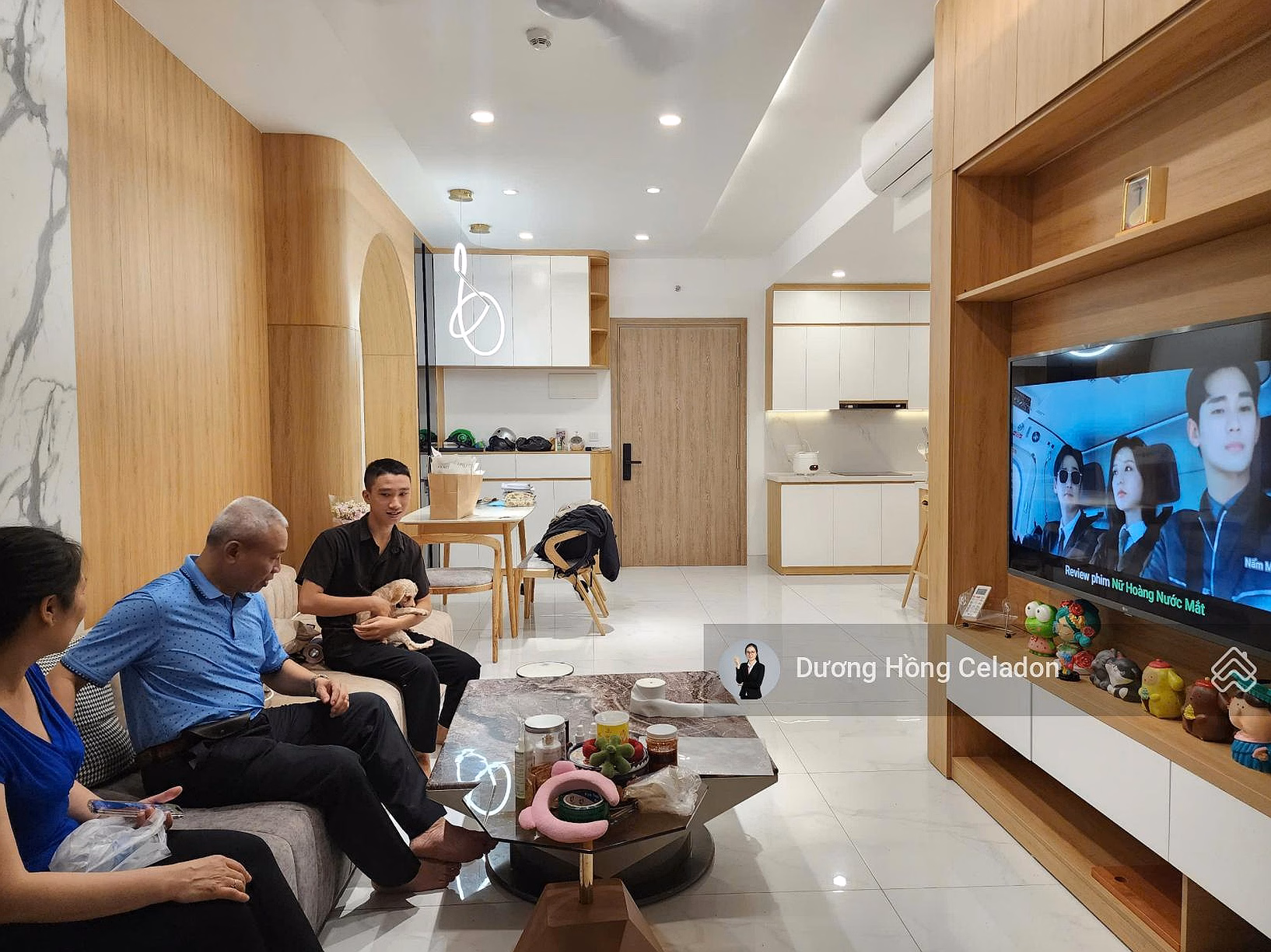 Diamond Celadon City 3 bedroom 2 bathroom apartment 117m2 - 8 billion 500 full furnished - free car parking space