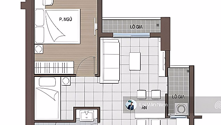 2 bedroom apartment for rent right away, priced at 8 - 10 million, nice floor with open view***