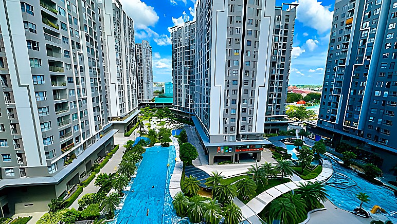 2 bedroom apartment for rent right away, priced at 8 - 10 million, nice floor with open view***