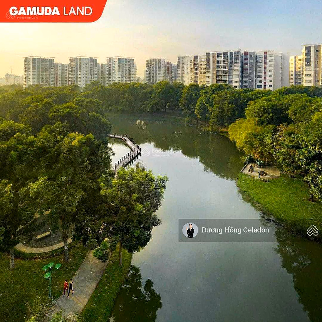 3-bedroom corner apartment/ Diamond Centery Celadon City / 15% to receive, 0% interest, original price from investor, 24-month payment