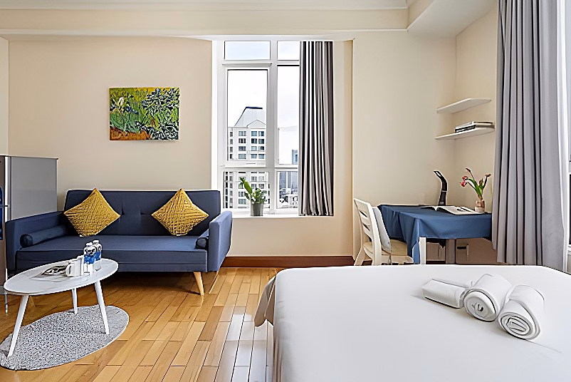Apartment for sale in The Manor, Binh Thanh, area 68m2, 2 bedrooms, 1 bathroom, price: 7.4 billion