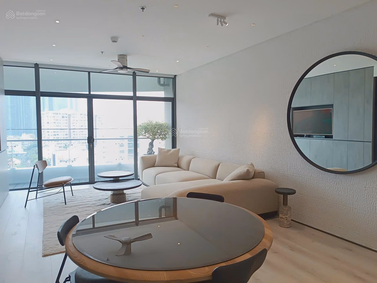 Super good apartment in City Garden new tower, 2 bedrooms, 107m2, best price 13 billion, books available. MTG
