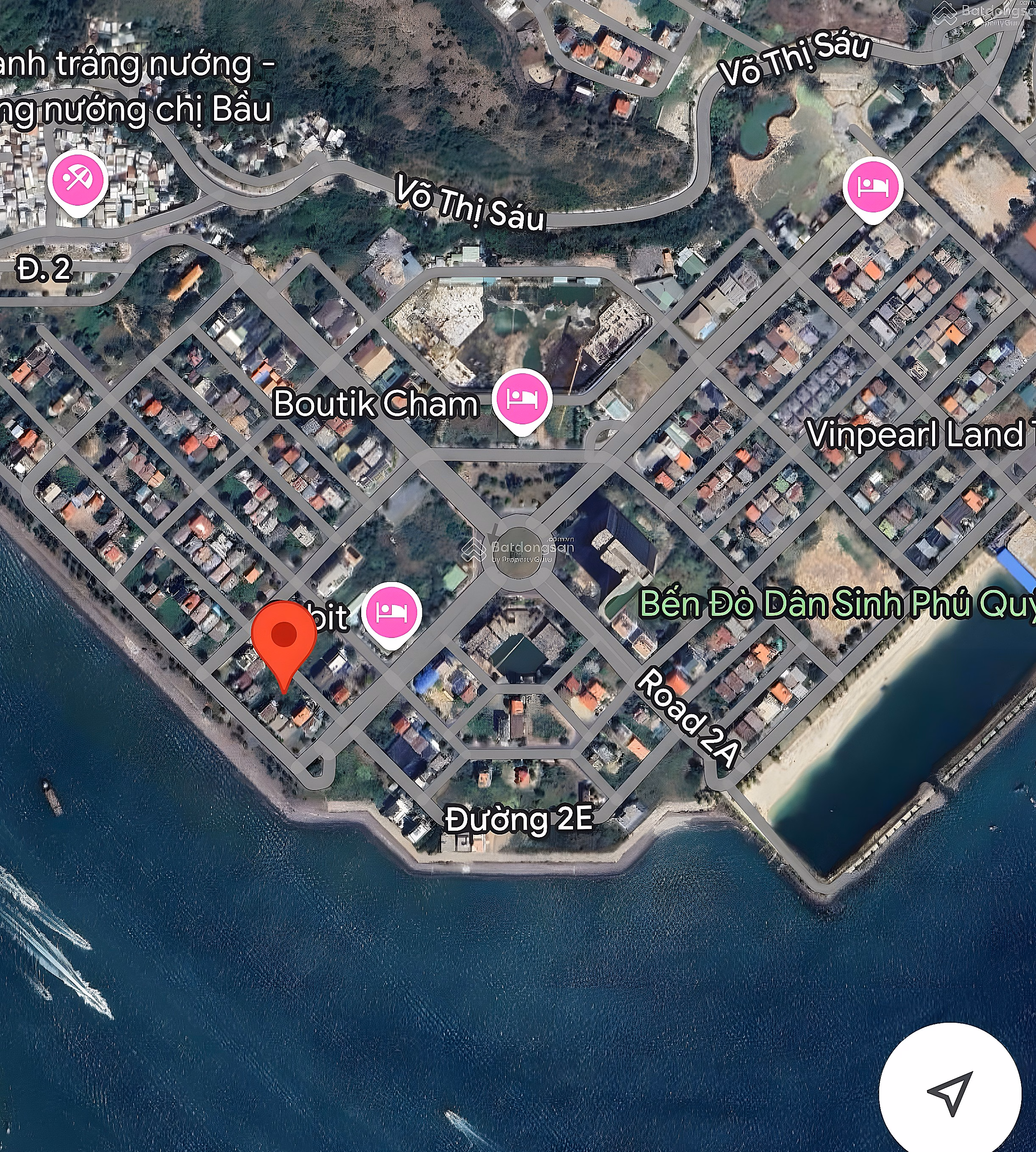 Villa land for sale in An Vien Nha Trang, 264m2, northeast direction, close to the sea. Price 100 million/m2