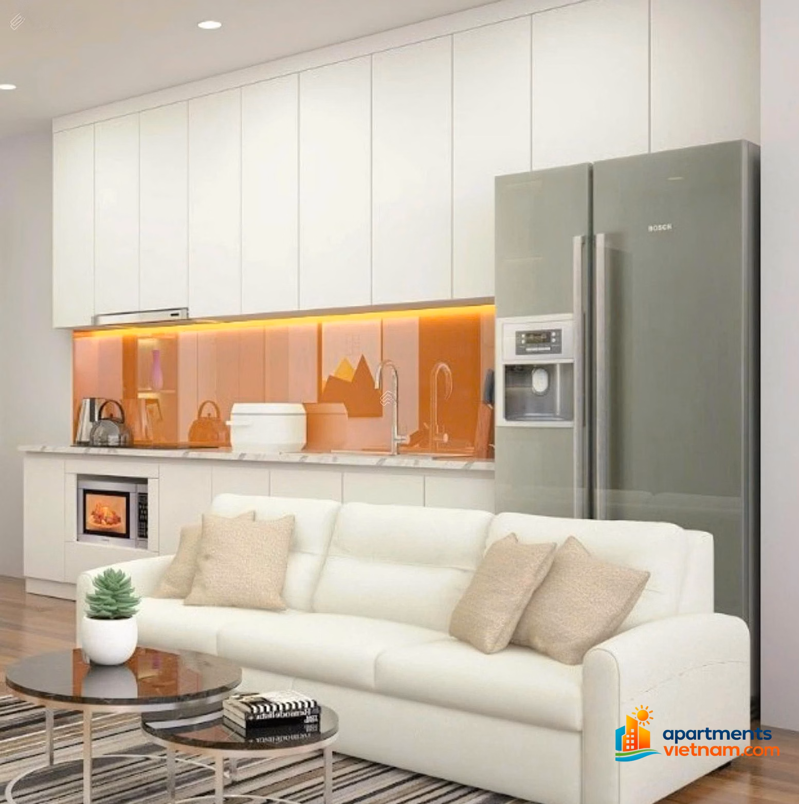 Eurowindow River Park apartment building for sale 63m2, 2 bedrooms, 2 bathrooms, fully furnished***
