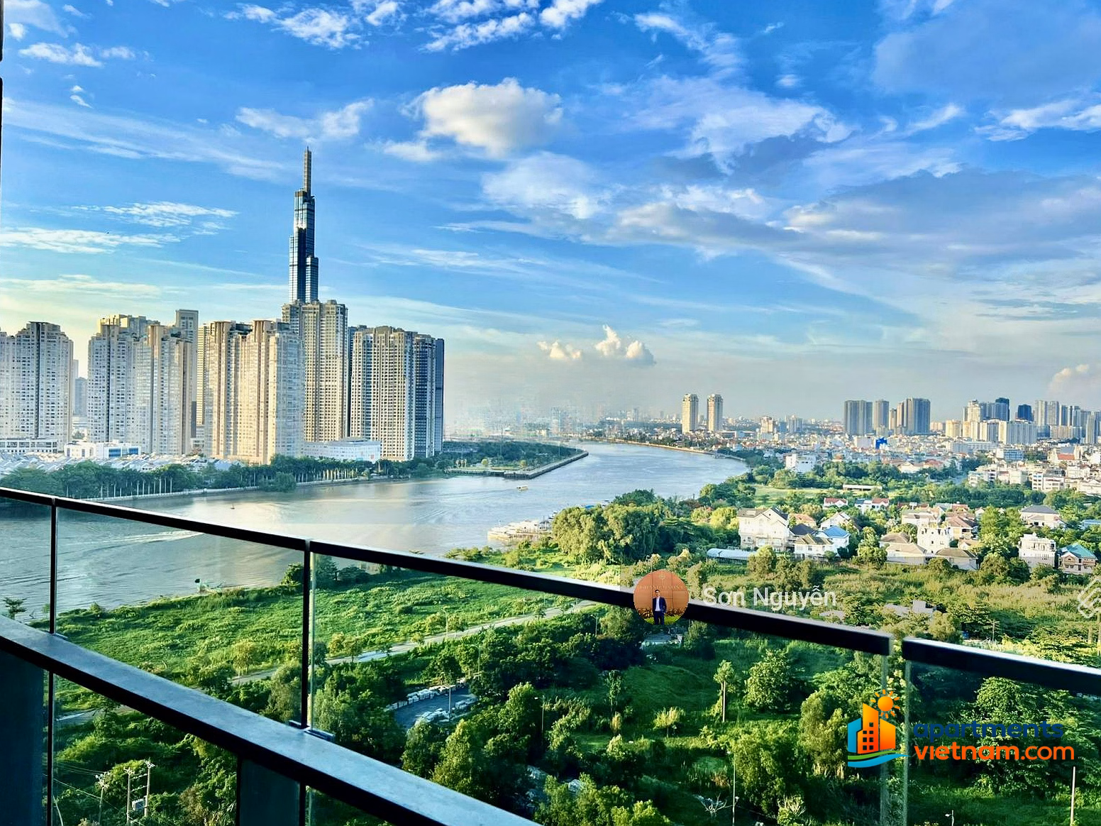 The River Thu Thiem shopping cart for rent, 1 bedroom price 22 million, 2 bedroom price 27 million, 3 bedroom price from 48 million, 4 bedroom price 85 million