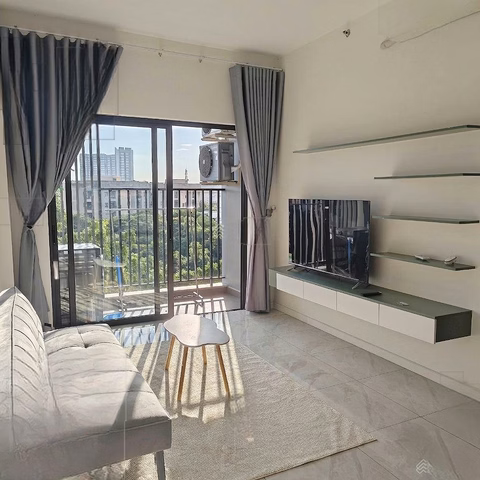 1 bedroom + full new furniture for rent - The Privia Binh Tan block A low floor with direct view of the park