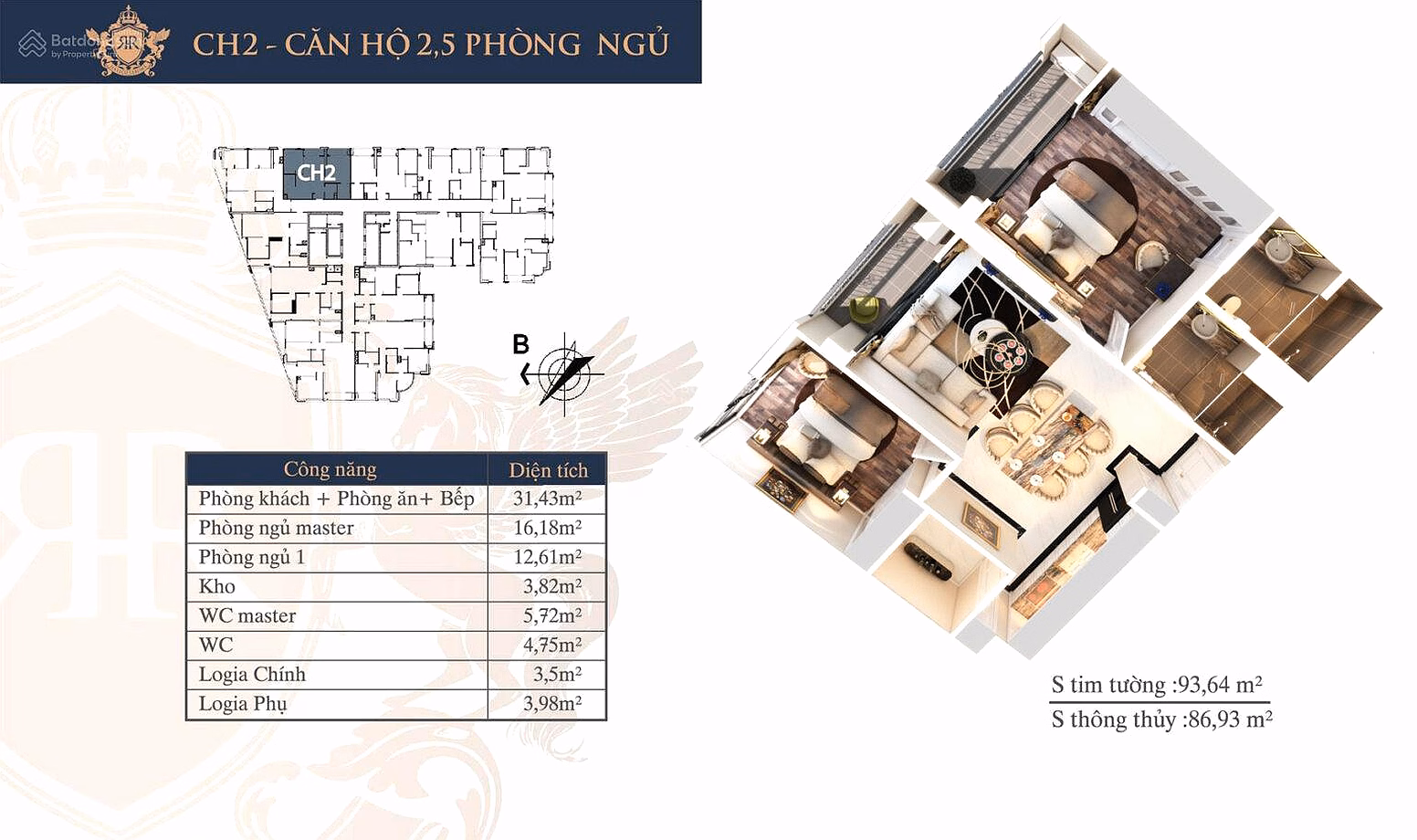Urgent sale of 3-bedroom corner apartment - 111.4m2 in Hateco Laroma building, Lang Pagoda, fully furnished, long-term registration available