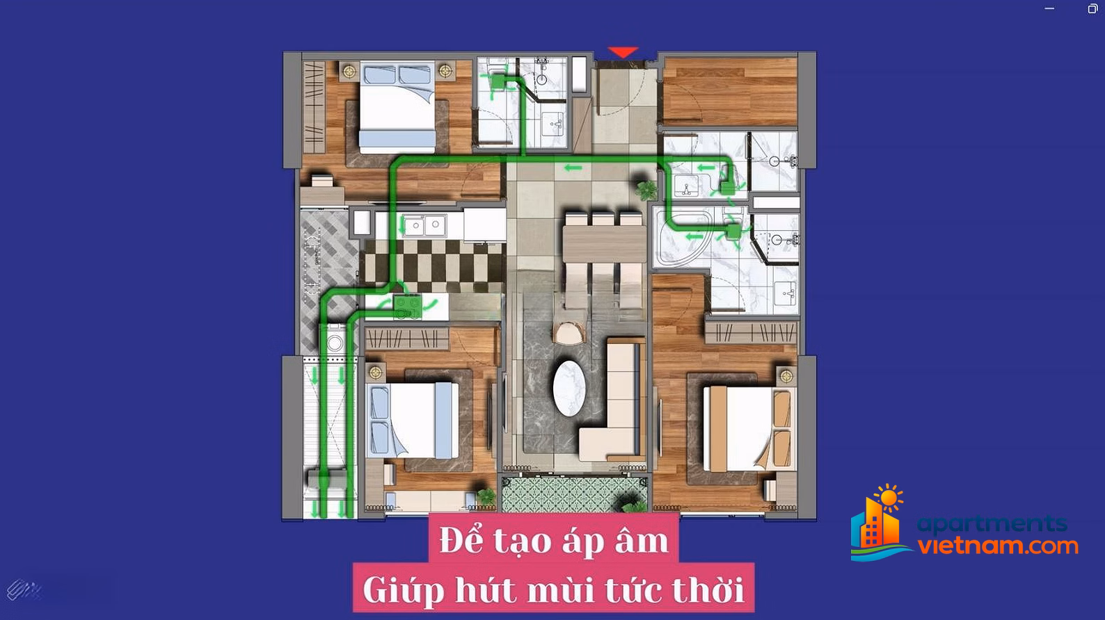 For Sale: VIP Unit 1210, 97m², Northwest View at Viha Leciva 107 Nguyen Tuan