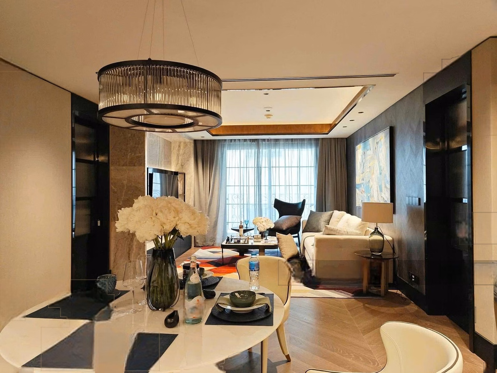 Luxury apartment for rent in 6-star project at The Grand Hanoi, 3 bedrooms, 2 bathrooms, 160m2, price 100 million/month