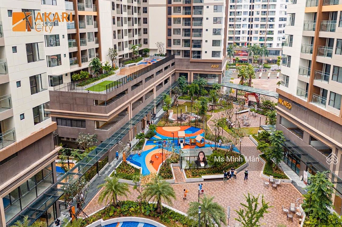 Akari City apartment for sale, 2 bedrooms 61m2, separate pink book, buy and rent right away in Binh Tan