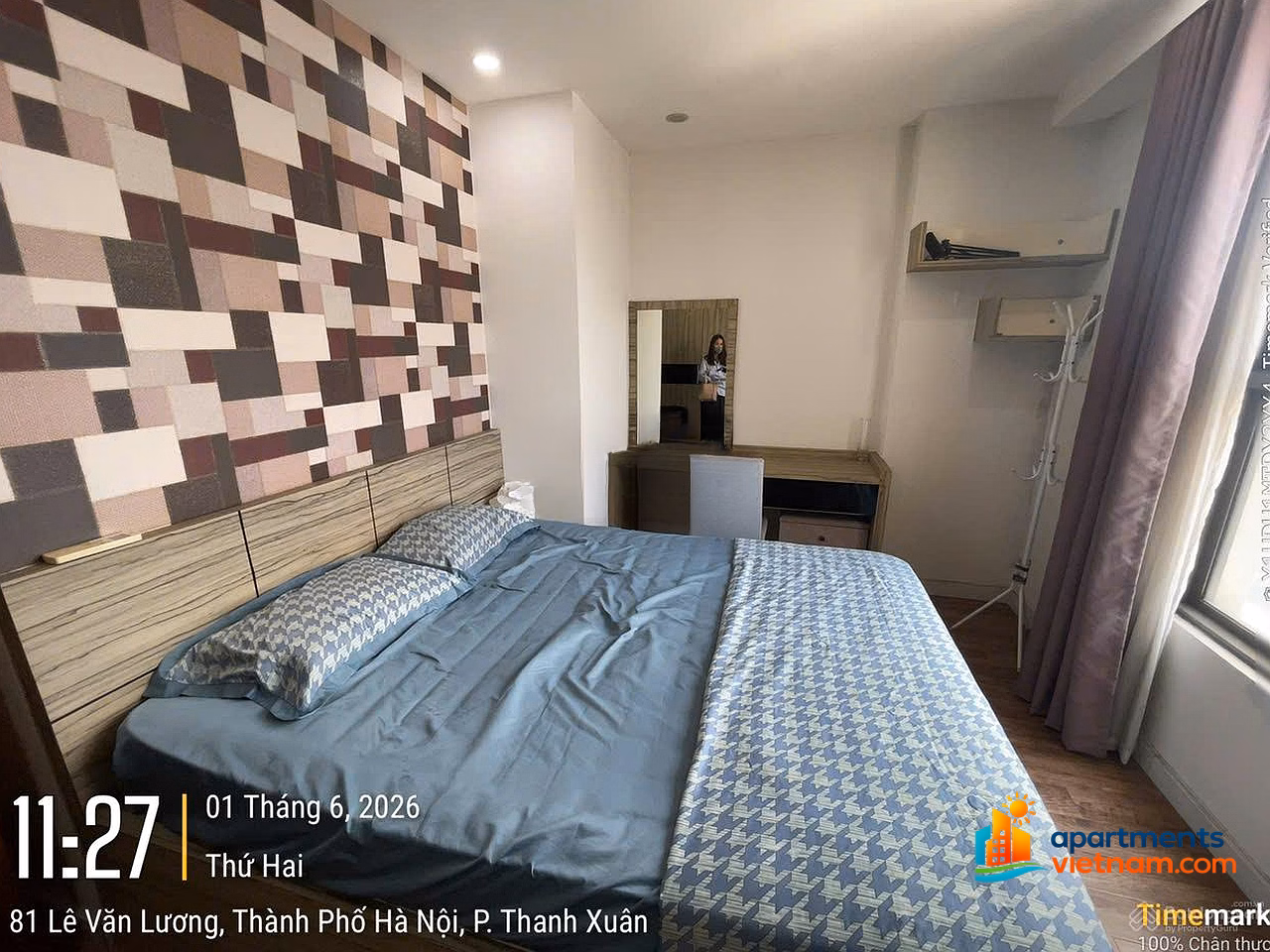 For rent: Star City apartment 50m², studio fully furnished, 11 million/month - 0915 351 ***