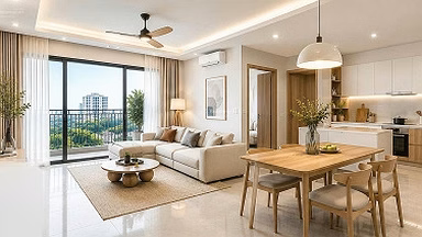 Star City Le Van Luong luxury apartment for rent, 2 bedrooms, full of beautiful, high-end furniture, 13.5 million/month