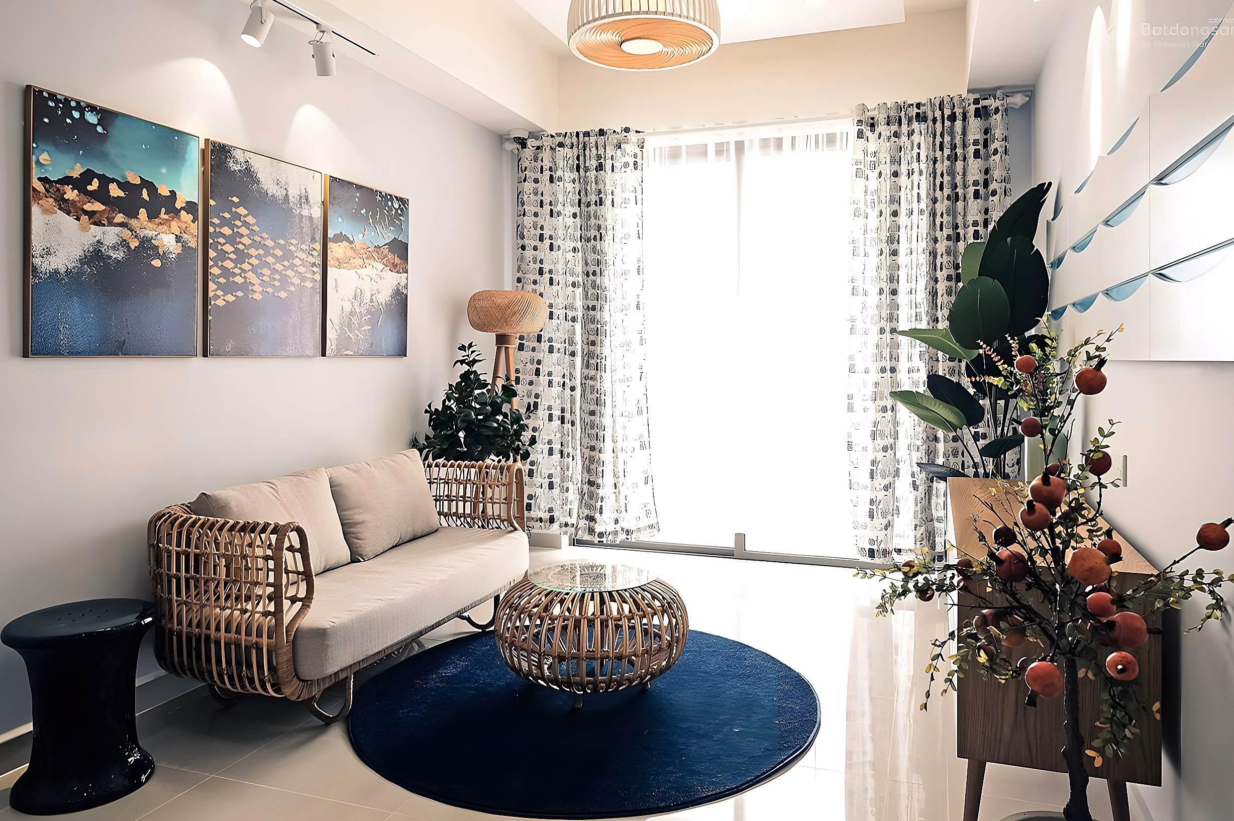 Apartment for rent M-One Gia Dinh, 68m2, 13 million VND, 2 bedrooms, 2 bathrooms, preferential price