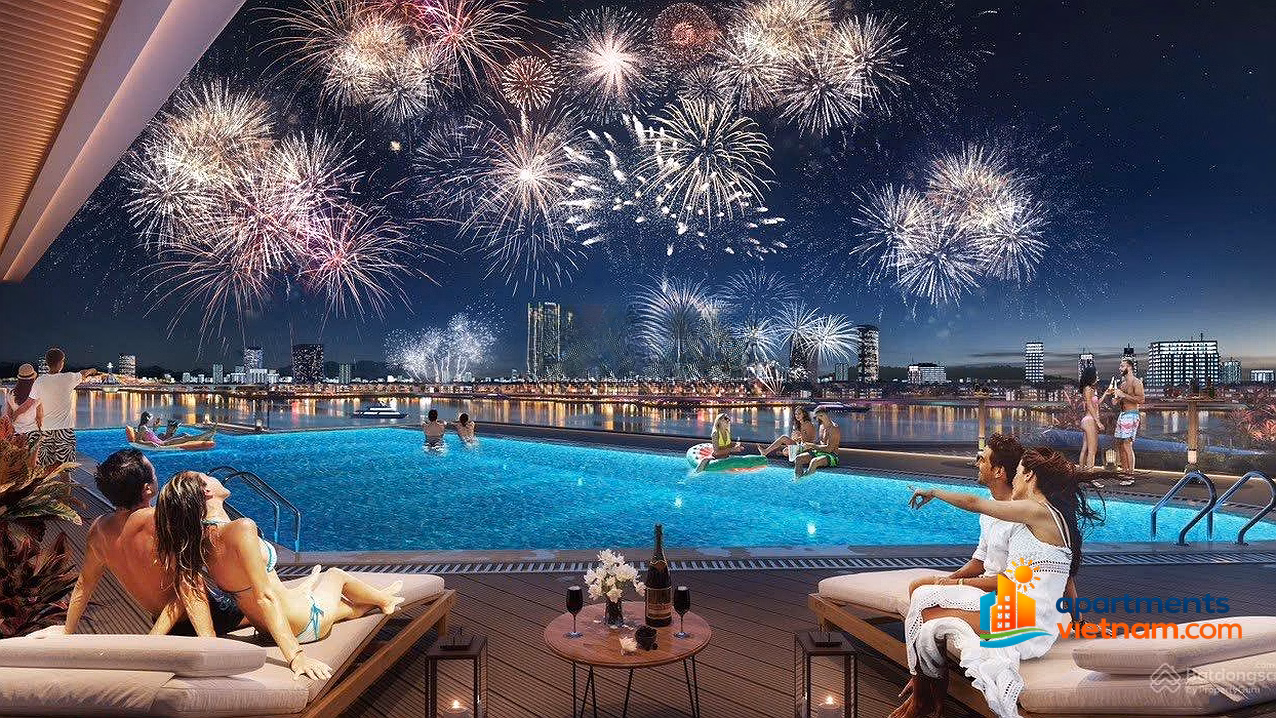 Duplex apartment facing Han River, foreign exchange price from investor Sun Group
