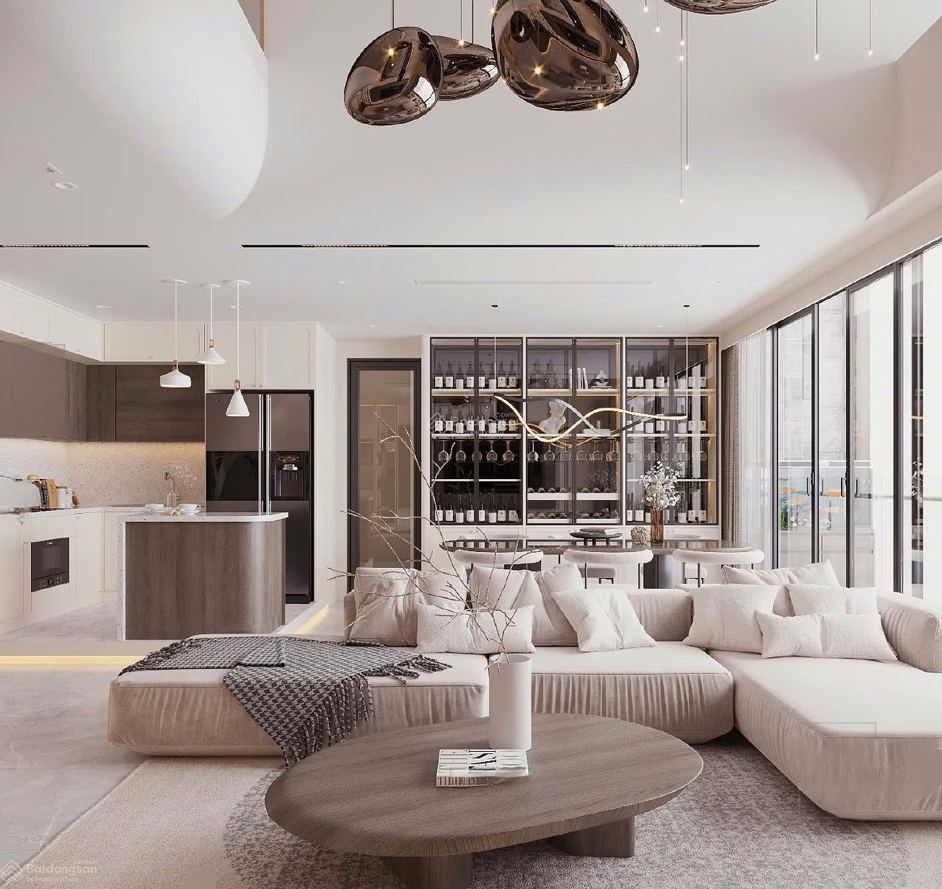 Sun Grand City 69 Thuy Khue: duplex apartment for sale 155 m2, full view of West Lake, 90% new furniture